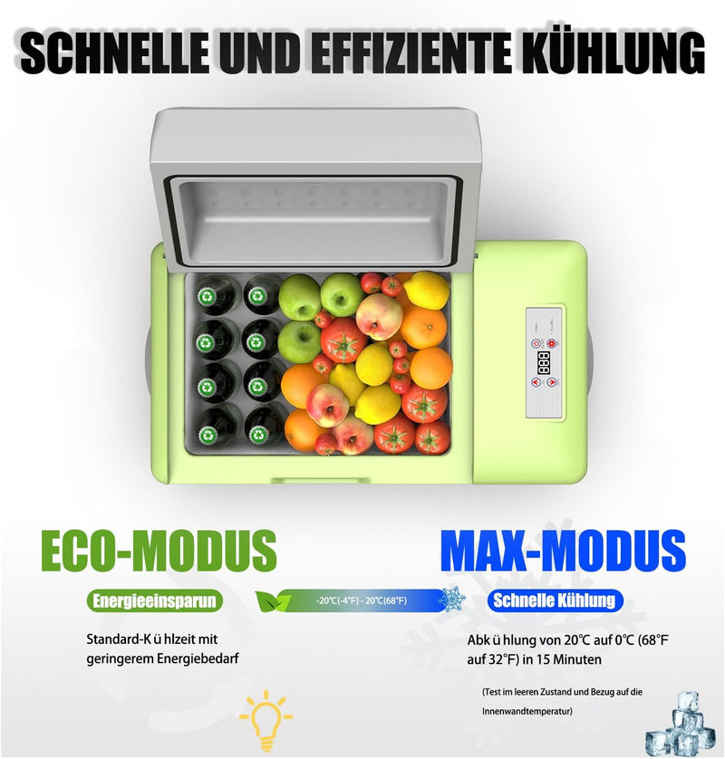 Alpicool Y20 20L Kühlbox 12v Mini Kühlschrank Elektrische Kompressor Auto kühlschrank Camping Gefrie