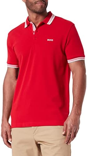 BOSS Green Herren Poloshirt Paddy 3XL Rot, 3XL Rot