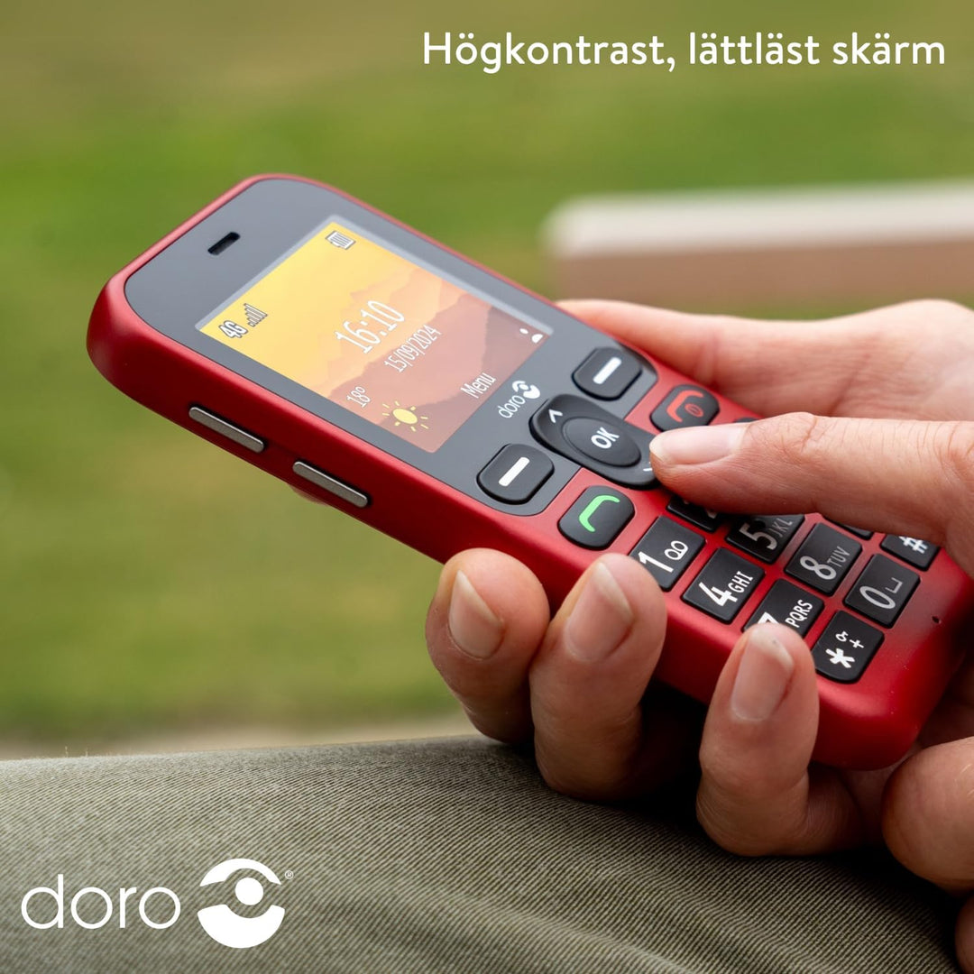 Doro Leva L11 Nicht gesperrtes Mobiltelefon für Senioren – Grosser Landschaftsbildschirm – Leistungs