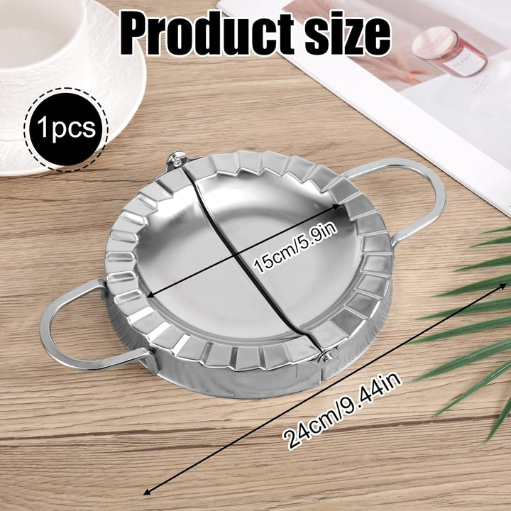 Penitue Tortilla-Versiegeler, 15 cm Durchmesser Edelstahl Tortilla-Presse für Burritos Teigtaschen-C