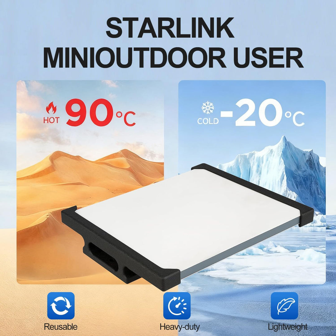 Starlink Mini Dachträgerhalterung - Schraubbare Dachmontage für Off-Road-Fahrzeuge, Langlebiges UV-b