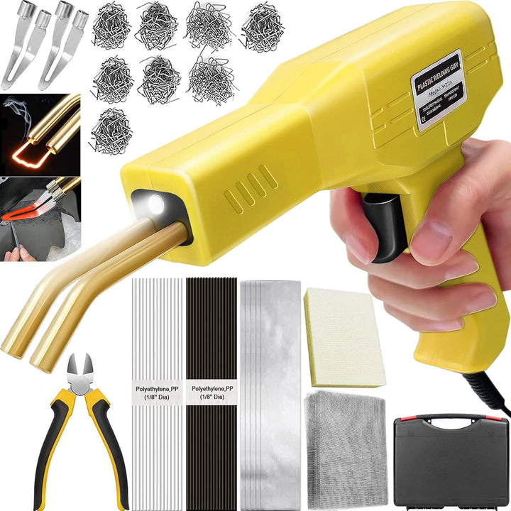 150W Kunststoff Schweissgerät 2 in 1 Stossstangen Reparatur Set Kunststoff Schweissen mit 800PCS Hot