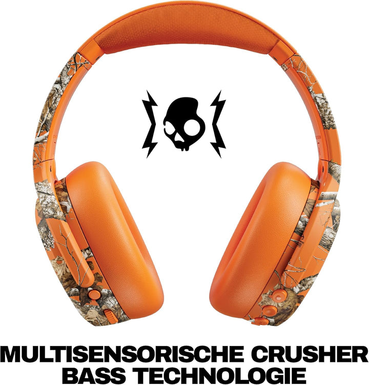 Skullcandy Crusher ANC 2 Wireless Bluetooth Over-Ear-Kopfhörer, Multisensorischem Bass, Active Noise