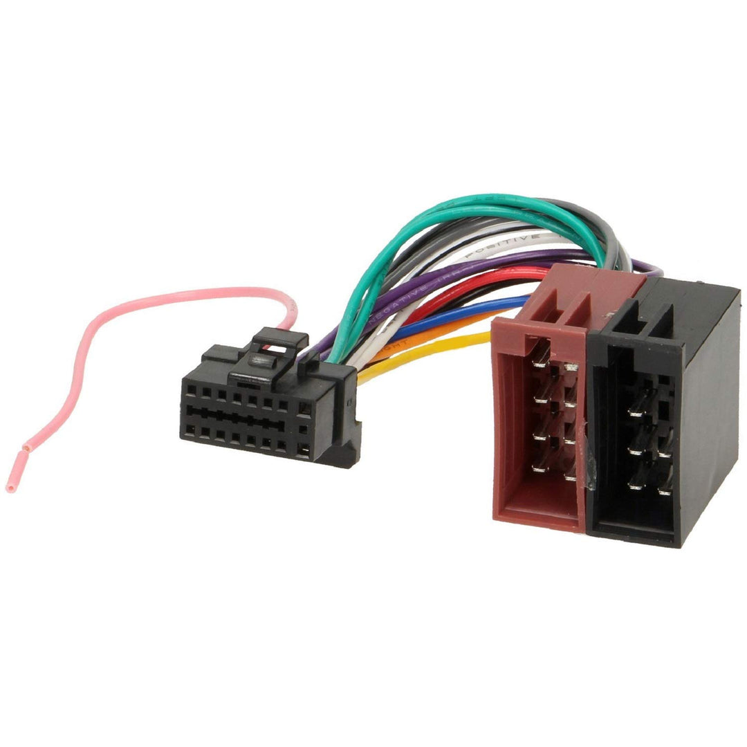 Adapter Kabel ISO Autoradio Alpine Schwarz 16pins, schwarz