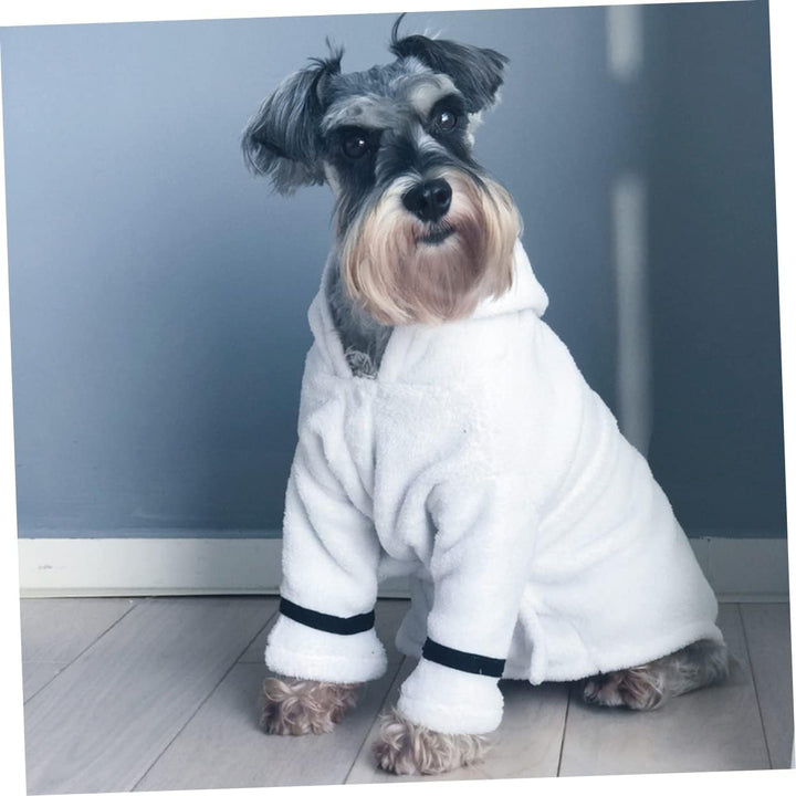 Toddmomy Katzenbademantel mit Kapuze Tier Pyjama Hunde Handtuch Dog Accessories hundehoody Hunderobe