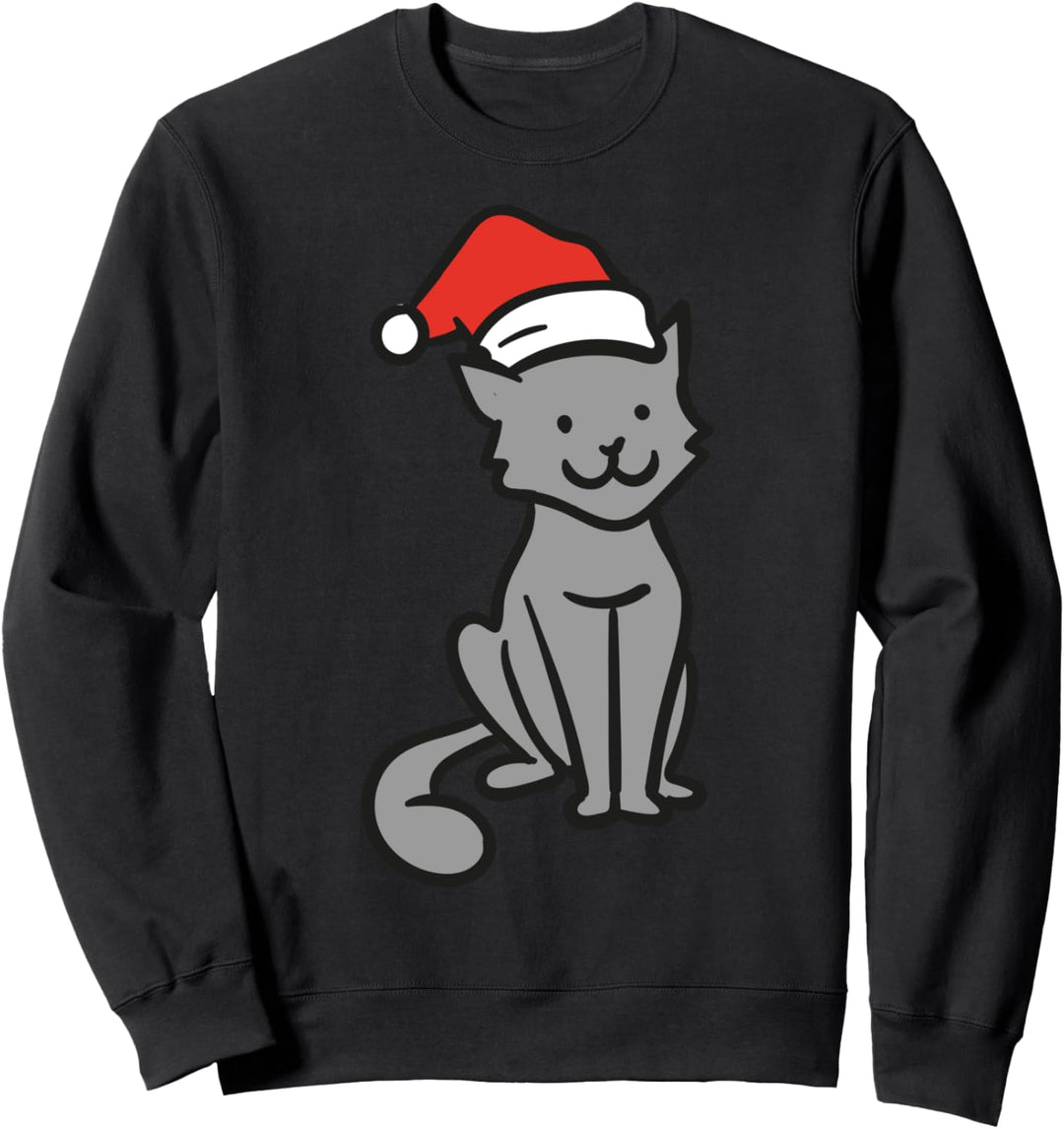 Katze Weihnachten Sweatshirt