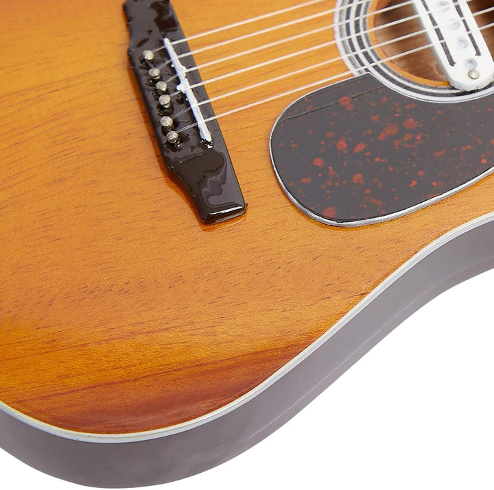Axman James Hetfield Miniatur-Gitarren-Nachbildung – Musikgeschenke – Handgefertigte Ornamente im Ma