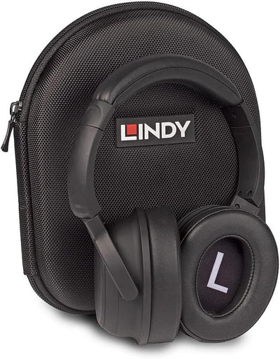 LINDY 73204 LH500XW+ Kabelloser Kopfhörer mit Active Noise Cancelling und aptX, Schwarz