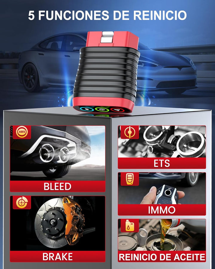 OBD2 Diagnose, THINKCAR BD6 Diagnose Auto Multimarken mit allen Systemen + 5 Reset-Funktionen, OBD2