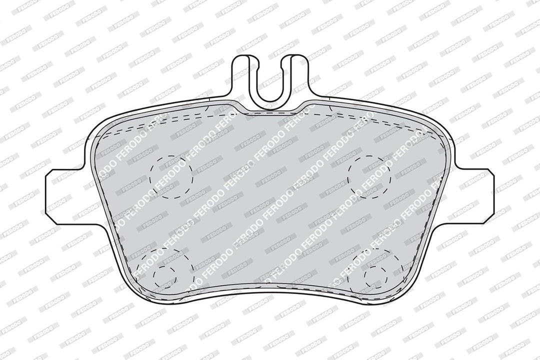 FERODO FDB4163 Satz Von 4 Pads Ar