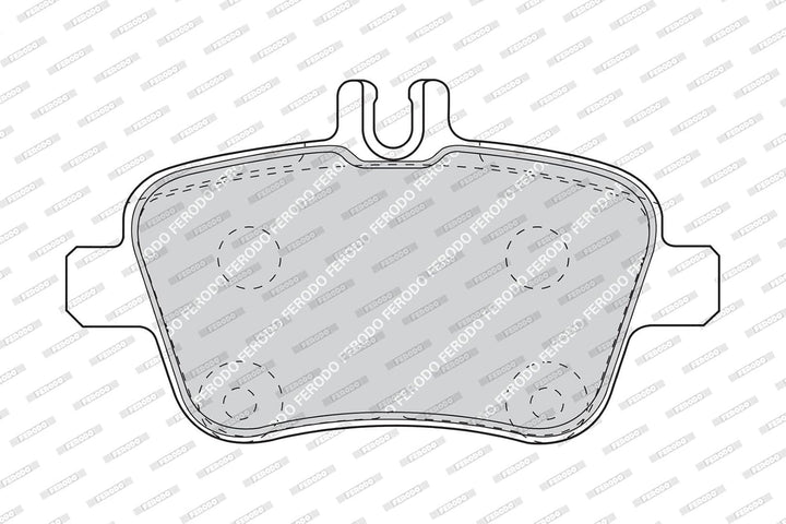 FERODO FDB4163 Satz Von 4 Pads Ar