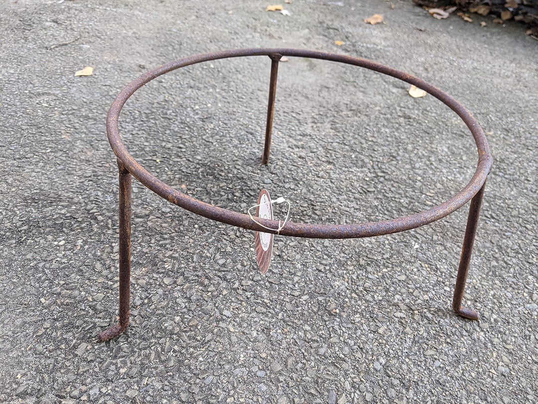 Ständer für Feuerschale Pflanzschale Rost D30 H16cm Gartendeko Metall Rost,Gartendeko 029758-1