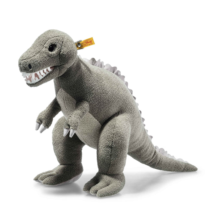 Steiff 067136 Thaisen T-Rex Dino - 45 cm - Kuscheltier - grau Paloma, Paloma