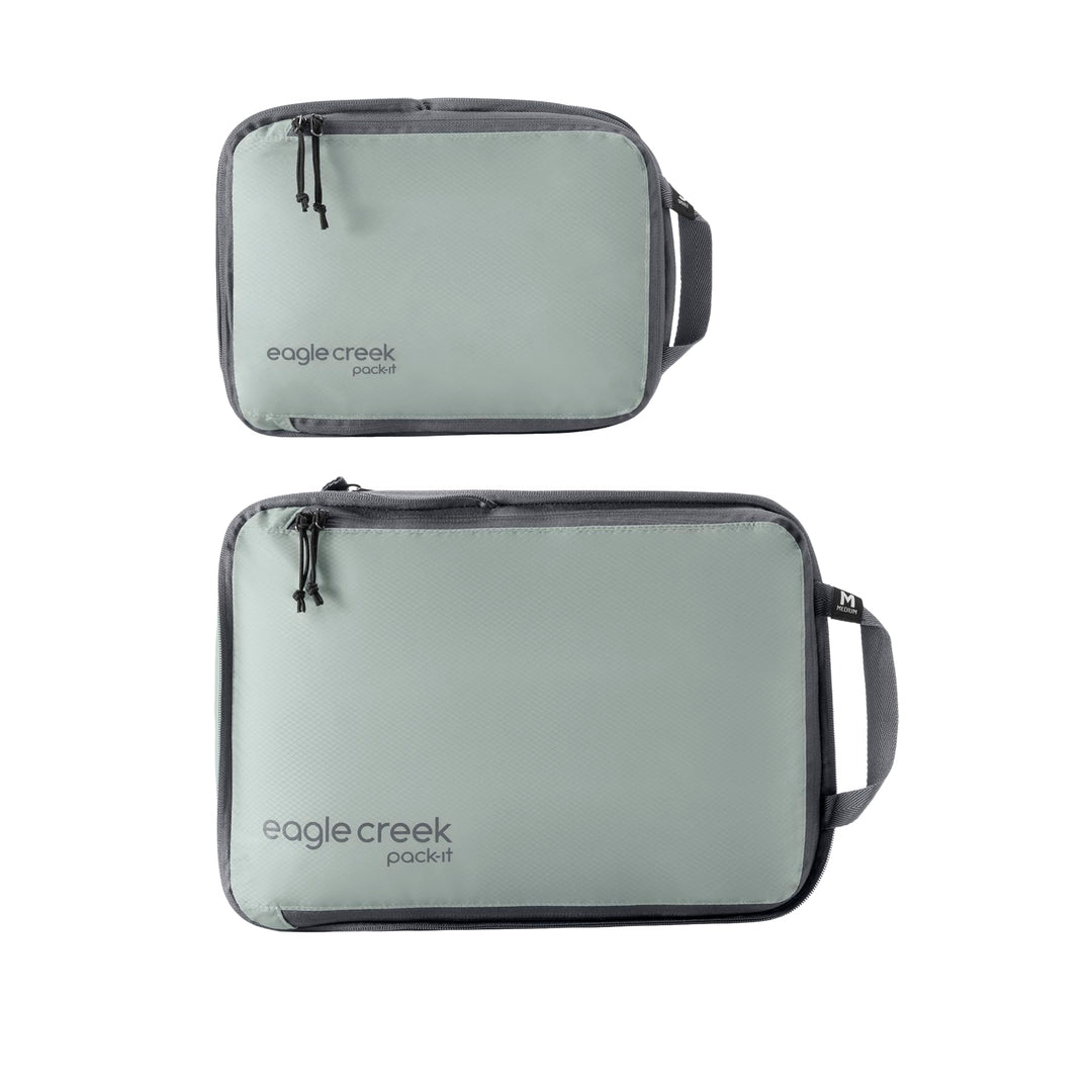 Eagle Creek Pack-It Isolate Kompressions-Packwürfel Set S/M I Ultraleichtes 2er Set I Bis zu 70% wen