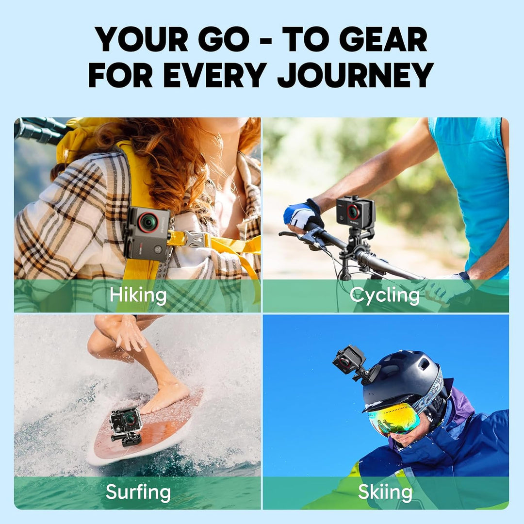 AKASO EK7000 Pro Action Cam 4K30FPS 20MP mit 64GB microSDXC Speicherkarte EK7000 Pro mit 64GB Speich