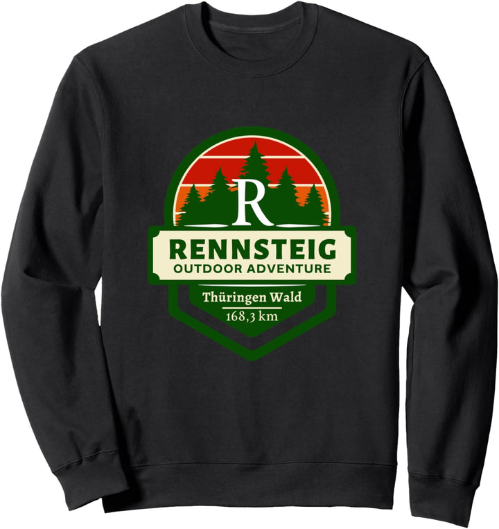 Rennsteig-Höhenweg des Thüringer Waldes Sweatshirt