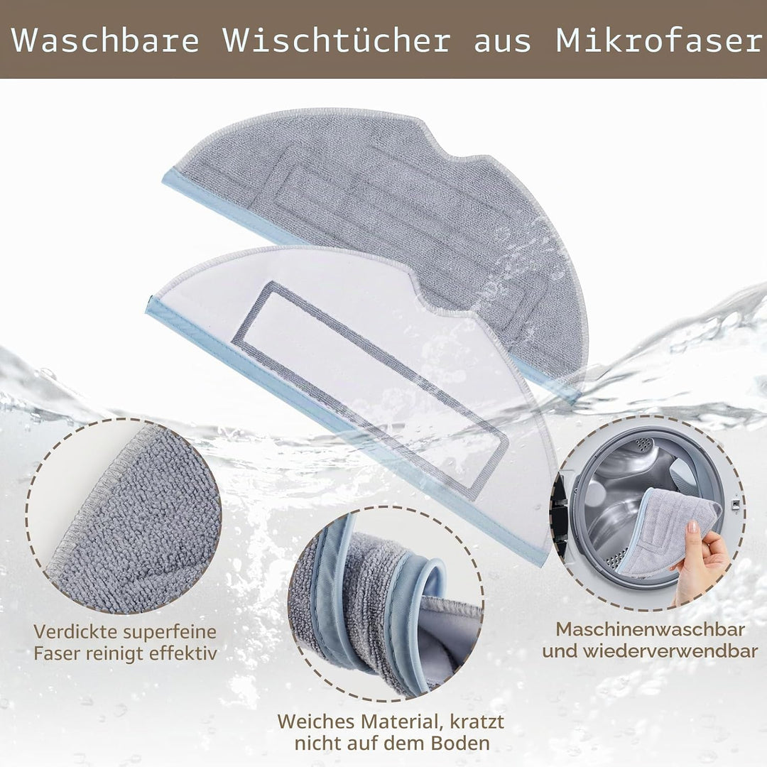 Zubehör Ersatzteile Kompatibel für Xiaomi Roborock S7 S7+ S7 Plus S7 MaxV S7 Pro S7 MaxV Ultra Saugr