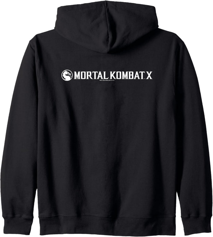 Mortal Kombat X Horizontal Logo Kapuzenjacke