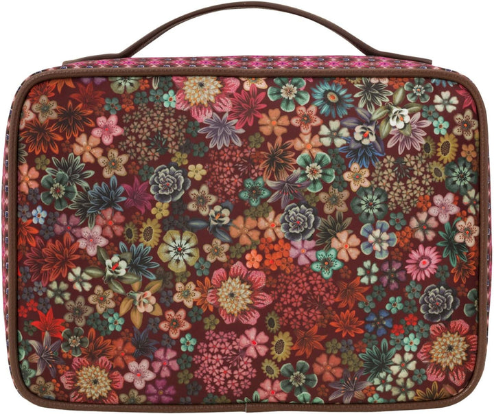 Pip Studio Beauty Case Square Large Tutti i Fiori 27x19x10cm, -Pink