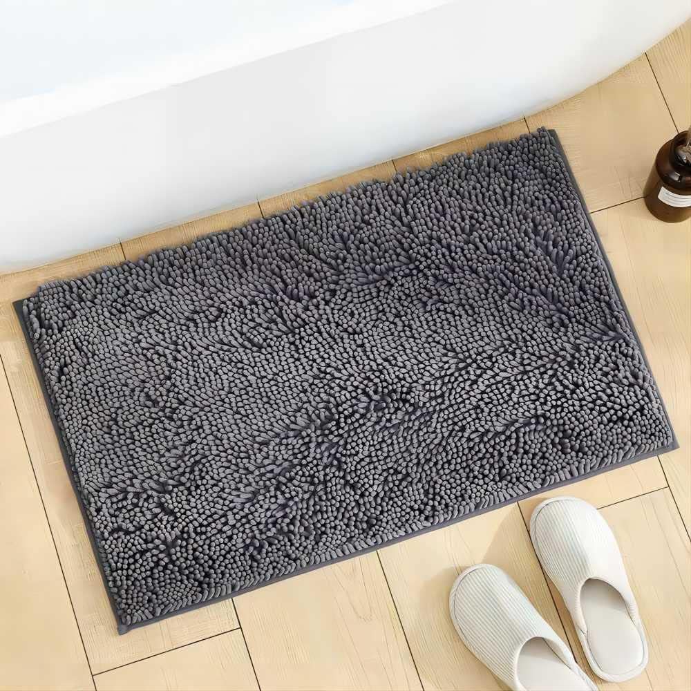 Saugfähige Chenille Fussmatte für den, rutschfeste Badematte, schlammiger Hund, waschbare Matte, sch