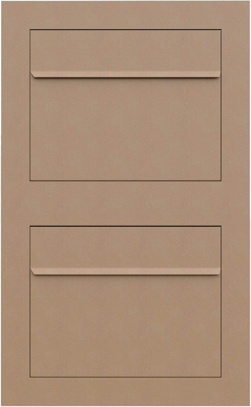 Unterputz Briefkasten - Einbaubriefkasten Sora for Two in Rost
