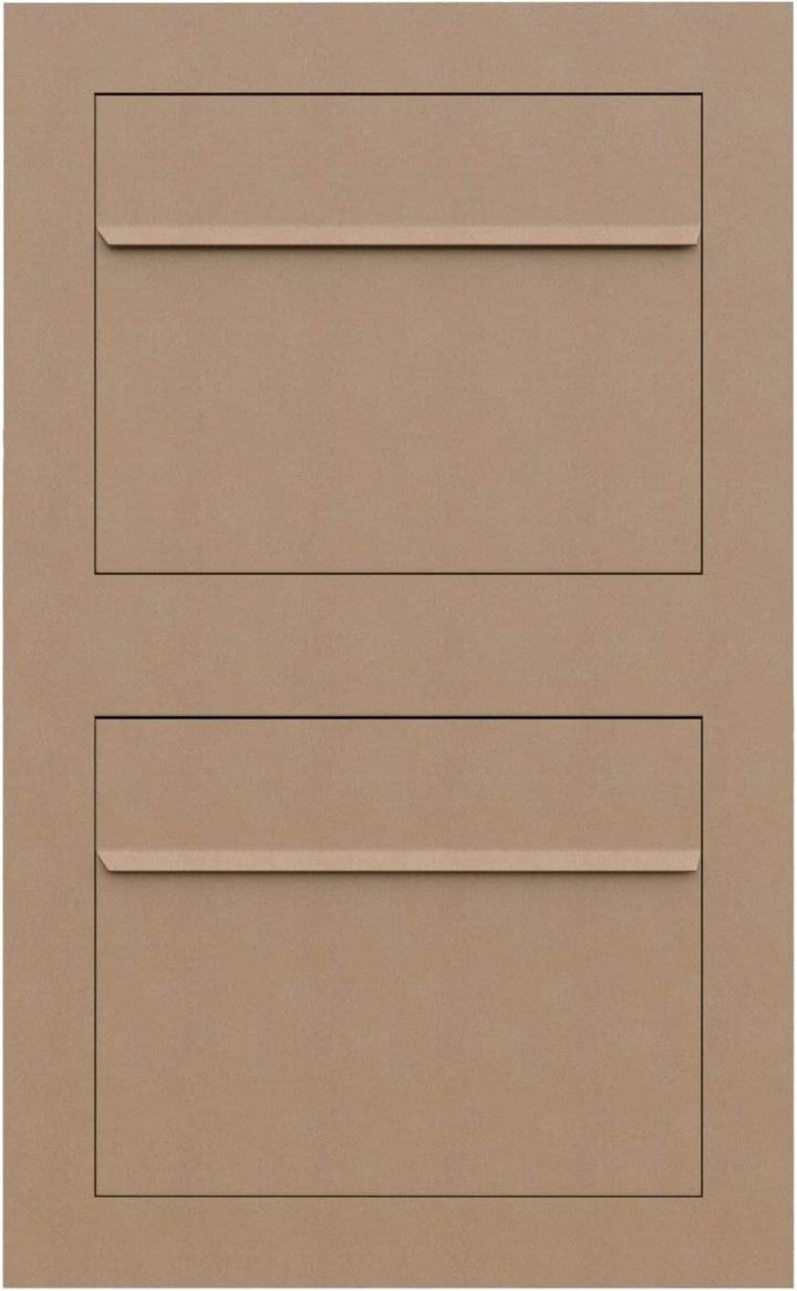 Unterputz Briefkasten - Einbaubriefkasten Sora for Two in Rost