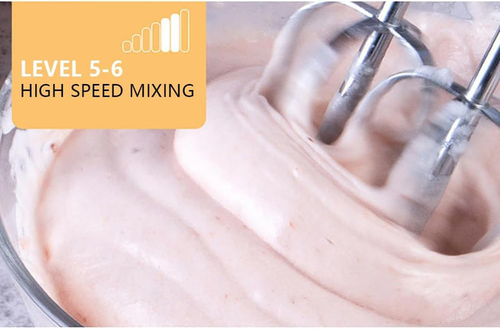 Küchenmaschine, 1.7L Handmixer Standmixer Rührmaschine 7 Stufige Geschwindigkeitsregelung, Handrührg