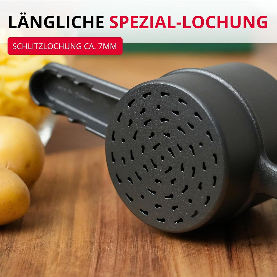 Westmark Spätzle- und Kartoffelpresse Spätzlechef, Traditionelle Lochung für Spätzle wie handgemacht