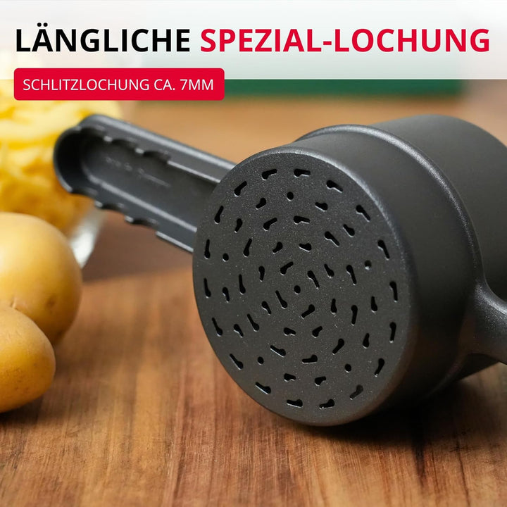 Westmark Spätzle- und Kartoffelpresse Spätzlechef, Traditionelle Lochung für Spätzle wie handgemacht