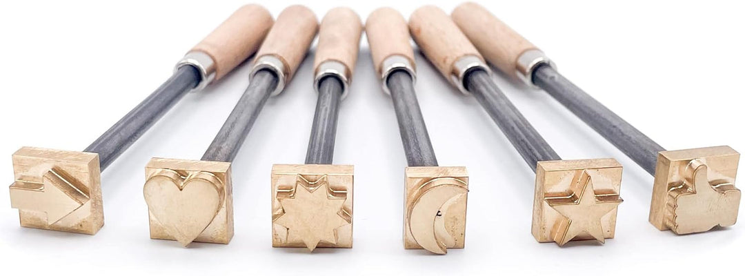 Brandstempel mini verschiedene Motive - Motiv deine gewünschten Initialen in Rund ca. 15 x 15 mm ink