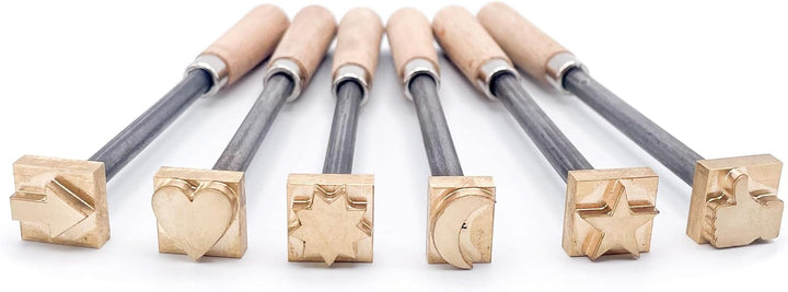 Brandstempel mini verschiedene Motive - Motiv deine gewünschten Initialen in Rund ca. 15 x 15 mm ink