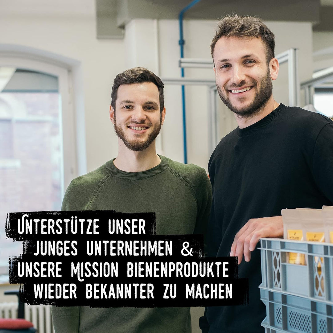 beegut Leinen Bienenwachstücher Set (3 Stück) aus Deutschland, nachhaltige Lebensmittelverpackung fü