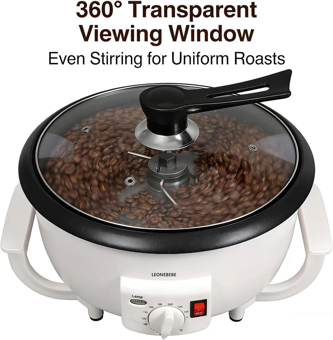 Home Kaffeeröster, Haushalt Elektrischer Kaffeebohne Baker Nuss Erdnuss Cashew Kastanien Röstmaschin