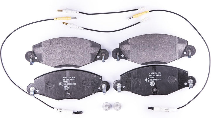 HELLA PAGID 8DB 355 019-421 Bremsbelagsatz - T9104 - Dicke/Stärke: 18mm - Bremssystem: Bosch - inkl.