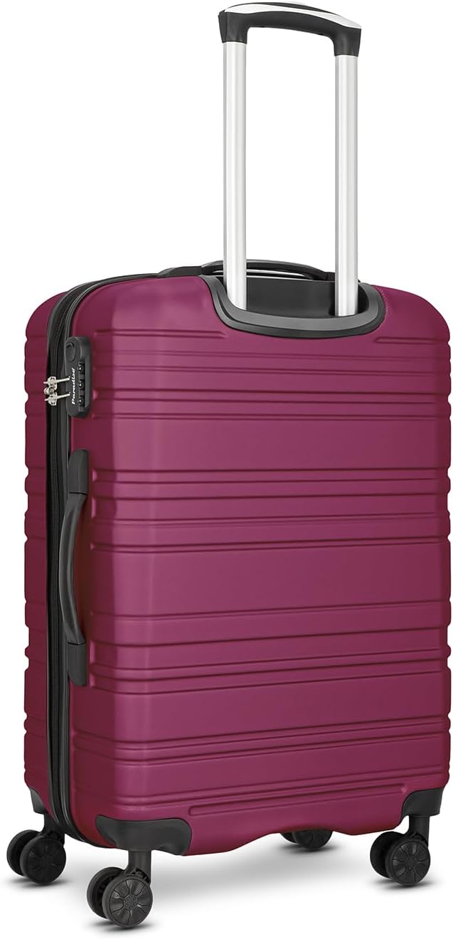 CHECK.IN Paradise Kofferset - 3-teilig | Koffer gross und Handgepäck-Trolley aus ABS-Material mit Za