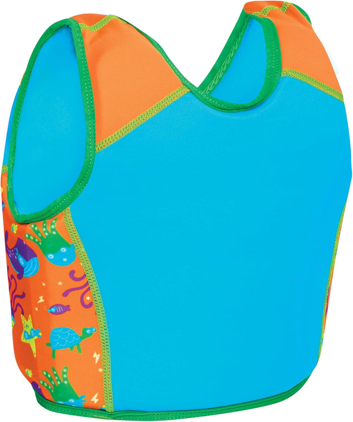 Zoggs Kinder Swimsure Jacket Schwimmjacke 4-5 Years/18-25 kg Bright Blue / Orange, 4-5 Years/18-25 k