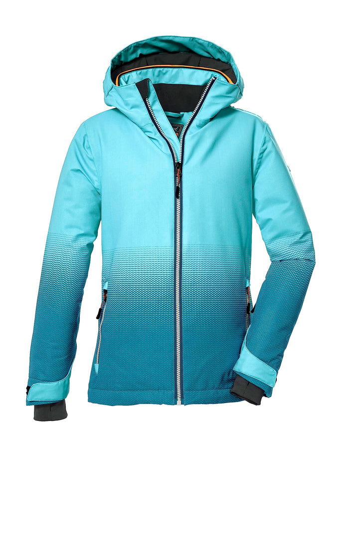 Killtec Mädchen Ksw 183 Grls Ski Jckt Skijacke wasserdicht/Funktionsjacke mit Kapuze und Schneefang