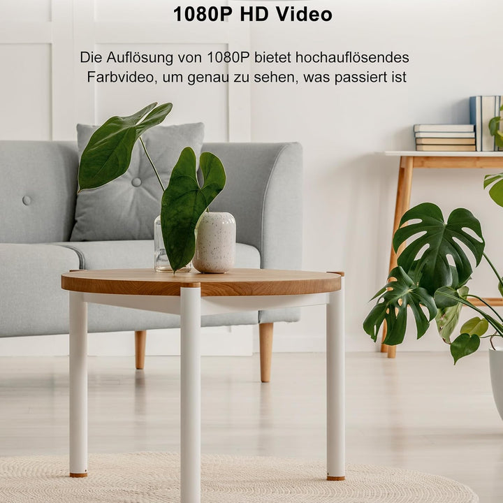 Überwachungskamera, KAMREA HD1080P Versteckte Kamera Mini Kamera Videorecorder Nanny Cam mit Bewegun