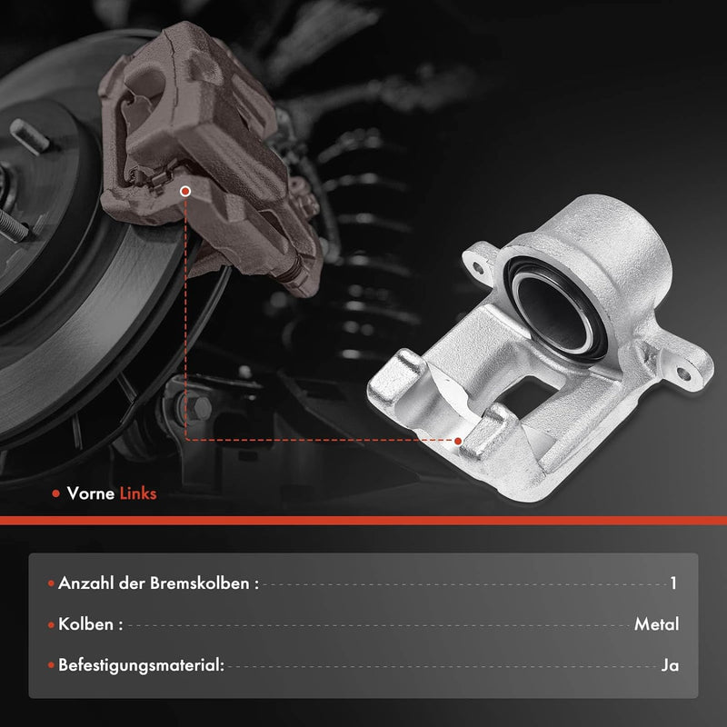 Frankberg Bremssattel Bremszange Vorne Links Kompatibel mit Celica ZZT23 1999-2002 Corolla E12J E12T