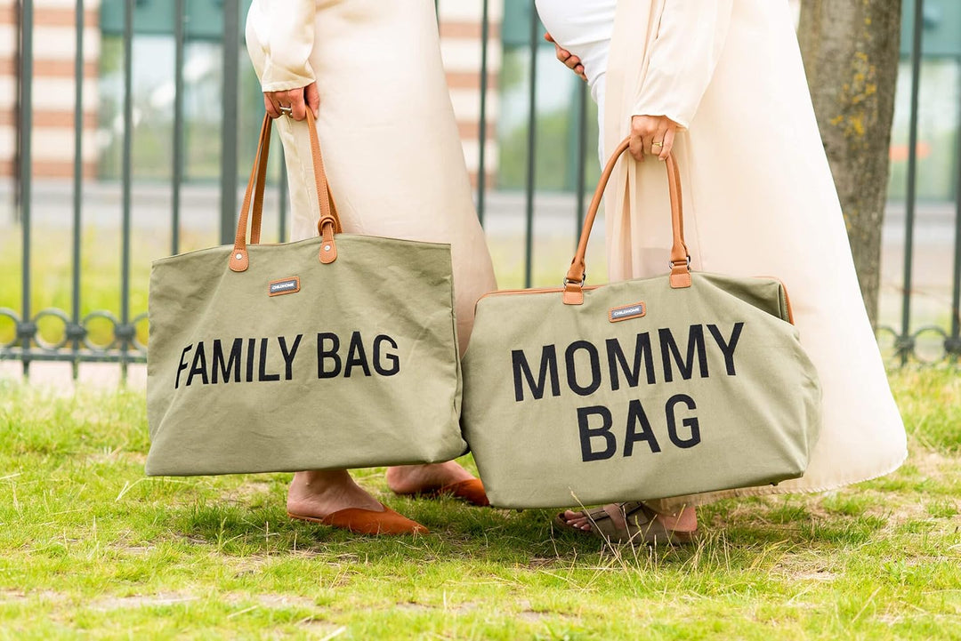CHILDHOME Mommy Bag, Wickeltasche, Mutterschaft, Reisetasche, grosse Kapazität, Wickelunterlage, ver