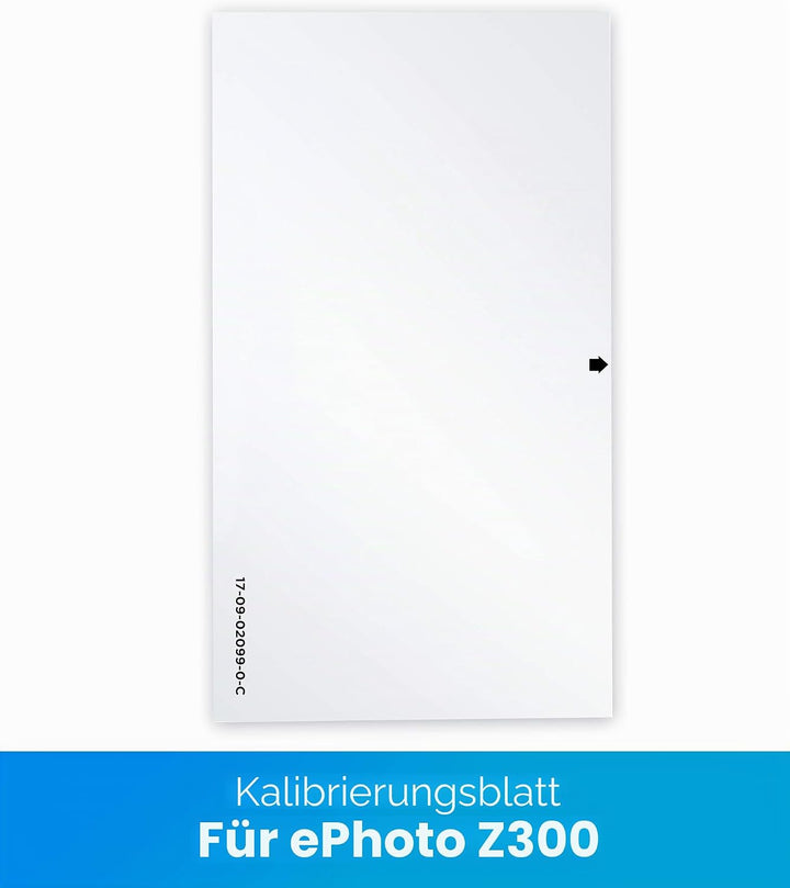 Plustek Kalibrierungskontrollblatt – nur für ePhoto Z300 Scanner