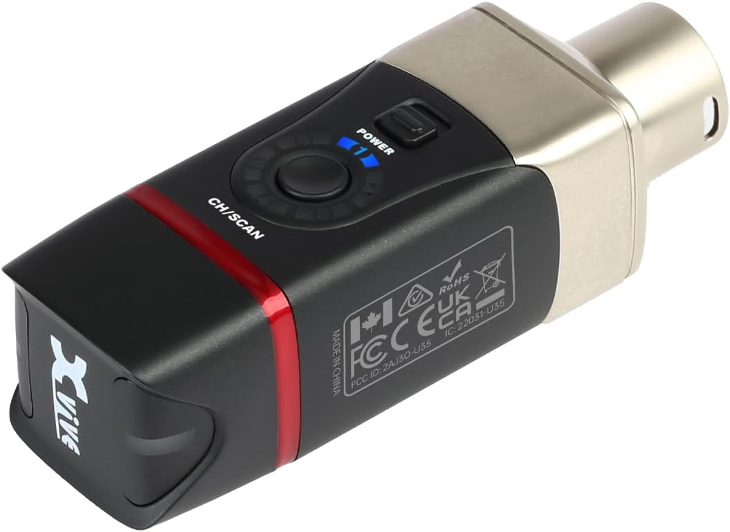XVive U35D Dual Wireless System – 5,8GHz Funkset für PA‑ & DJ‑Systeme, 2× Sender & 2× Empfänger