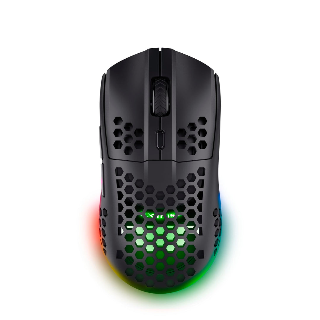 Trust Gaming GXT 929 Helox Kabellose Gaming Maus, Ultraleichte Maus 75g, 80h Dauerbetrieb, 2,4-GHz-M