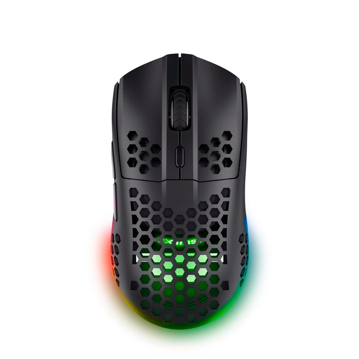 Trust Gaming GXT 929 Helox Kabellose Gaming Maus, Ultraleichte Maus 75g, 80h Dauerbetrieb, 2,4-GHz-M
