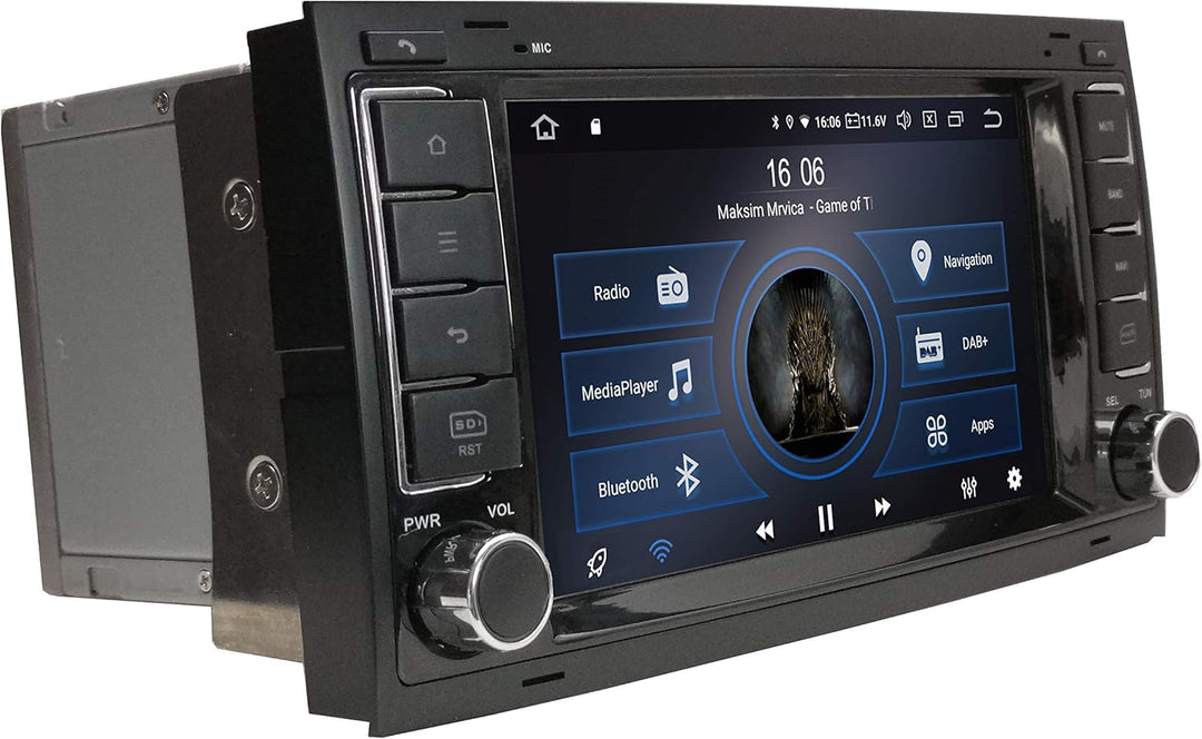 M.I.C. AVT7 Android 12 Autoradio mit navi Qualcomm Snapdragon 665 4G+64G Ersatz für VW T5 multivan T