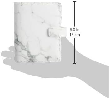 Filofax Patterns Marble Pocket organiser, white, pocket