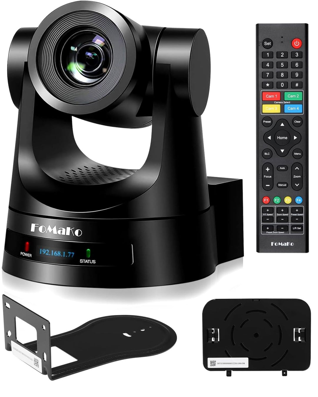 FoMaKo SDI PTZ Kamera 20x Optischer Zoom 1080P@60 mit 3G-SDI/HDMI/IP/USB3.0, Unterstützt PoE, für Bi