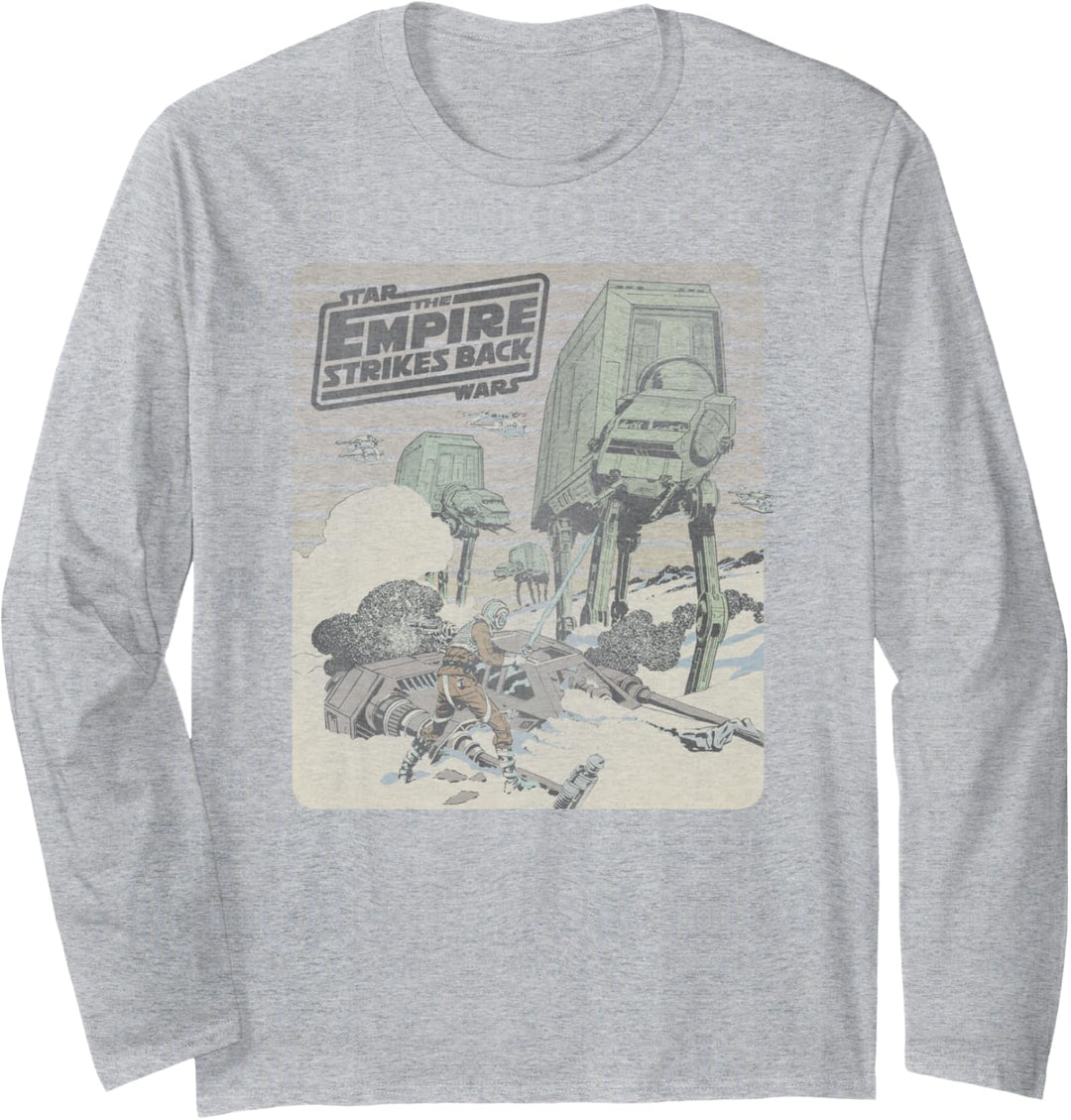 Star Wars Empire Strikes Back Battle of Hoth Langarmshirt