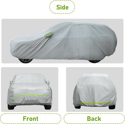 Favoto Autoabdeckung Vollgarage Auto Autoabdeckplane Outdoor - Wasserdicht Autohülle Autoplane Kompa