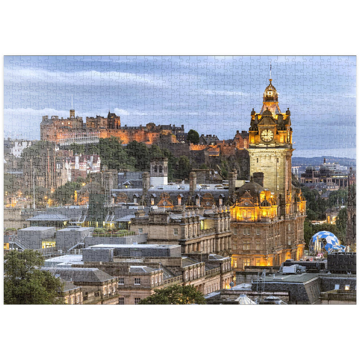 Edinburgh, Schottland - Premium 1000 Teile Puzzle - MyPuzzle Sonderkollektion von Puzzle Galaxy, 100
